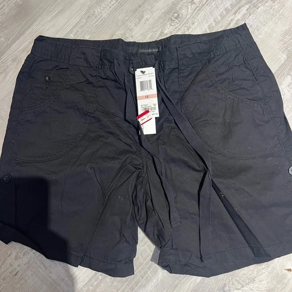 Calvin Klein Black Casual Shorts - Picture 2 of 3